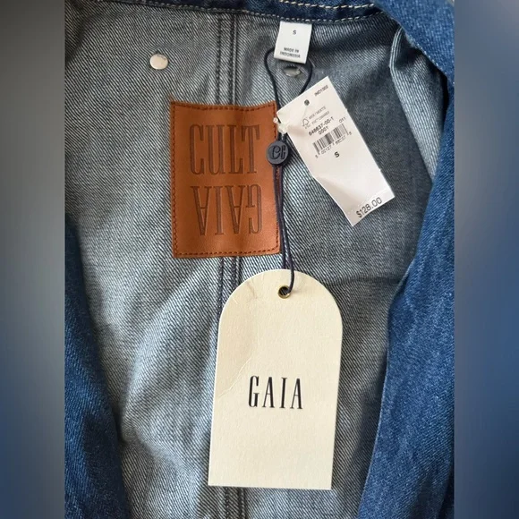 GAP x CULT GAIA Denim Barrel Mini Dress - Picture 5 of 5
